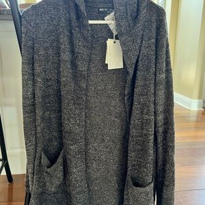Barefoot Dreams cardigan w/hood